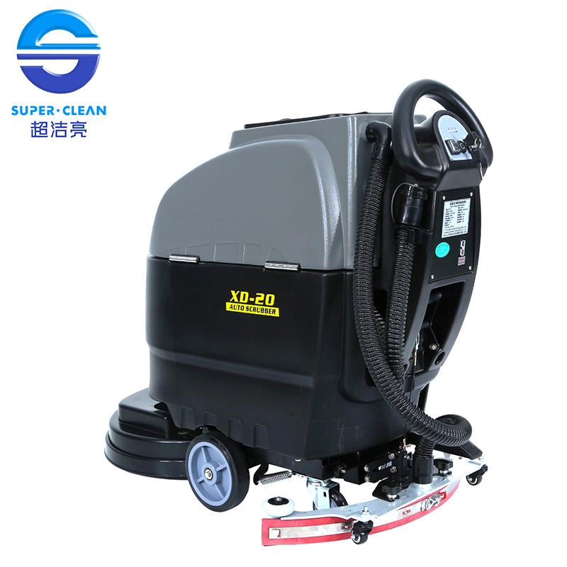 Industrial Electric 20inch Hand Push Cleaning Machine Equipment Floor Washing Scrubber with Battery