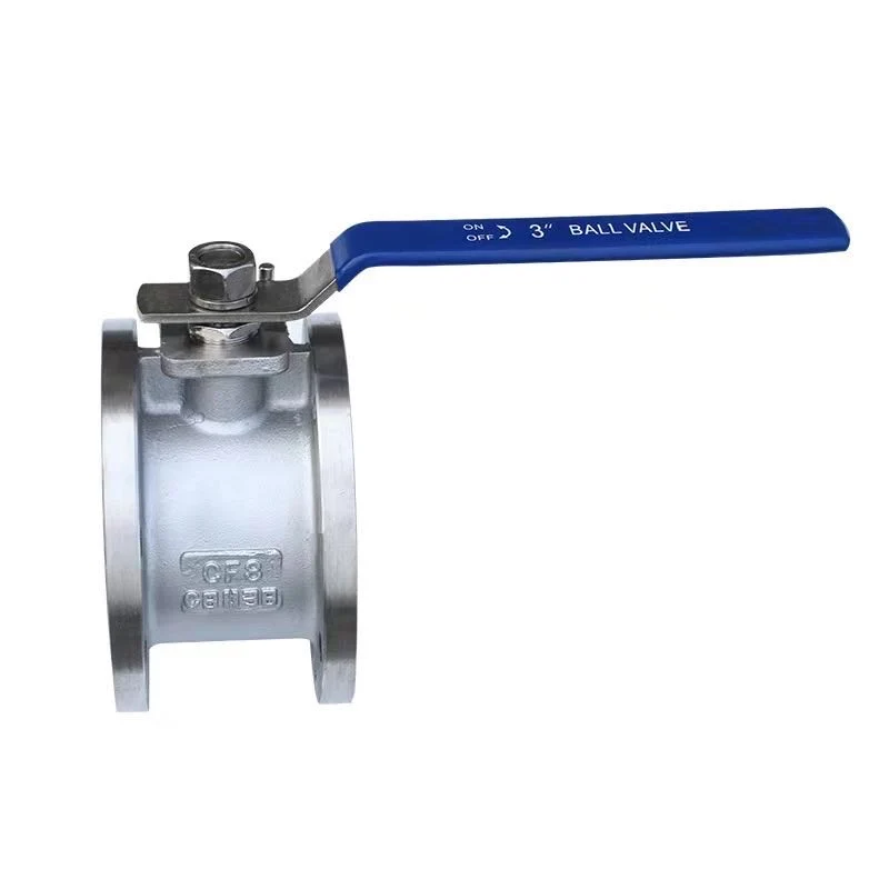 Wafer Type Ball Valve Flange End Direct Anti-Static Device Automation Accessories