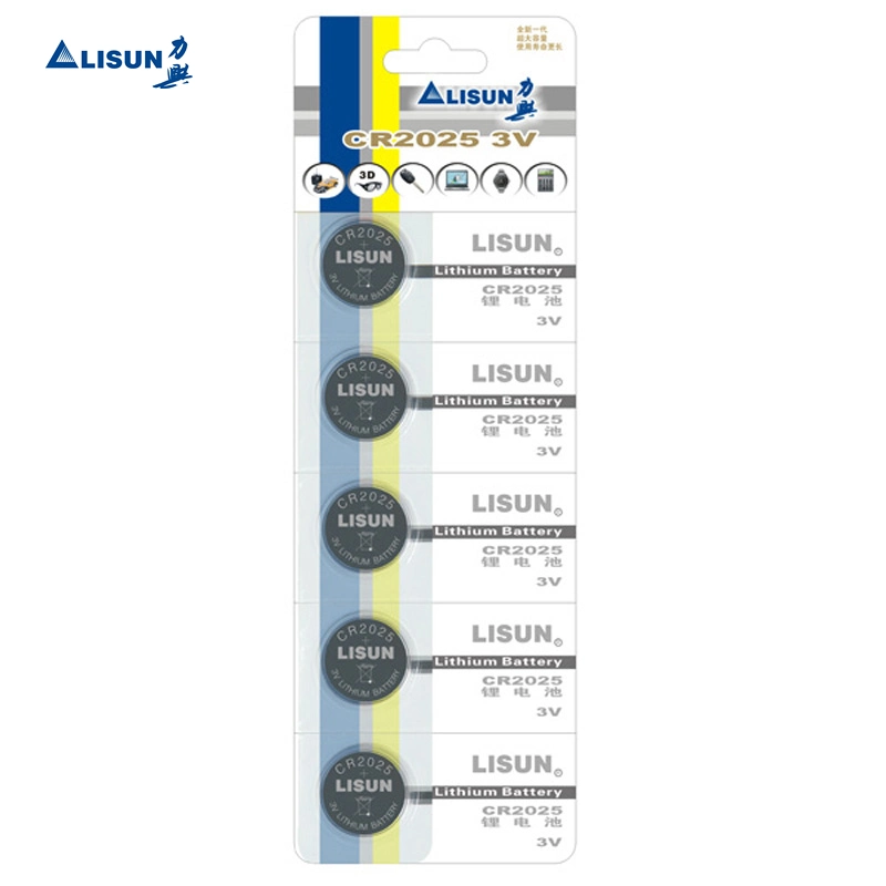 Cr2025 3.0V Li-Mno2 Non-Rechargeable Battery