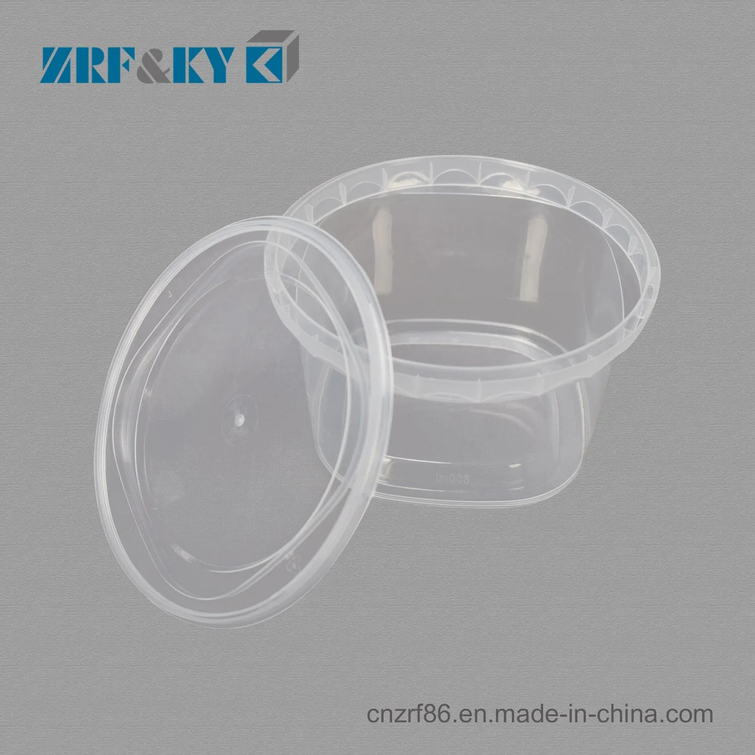 Custom Food Grade Transparent PP Plastic Container 8oz 12oz 24oz 32oz Air Tight Food Storage Packaging Box