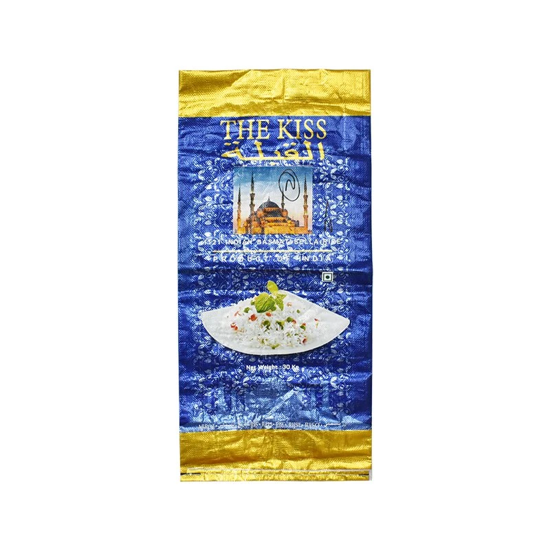 Rice Bag 50kg Plastic Packaging Bags Poly PP Woven Sacks Polypropylene Bag for Food