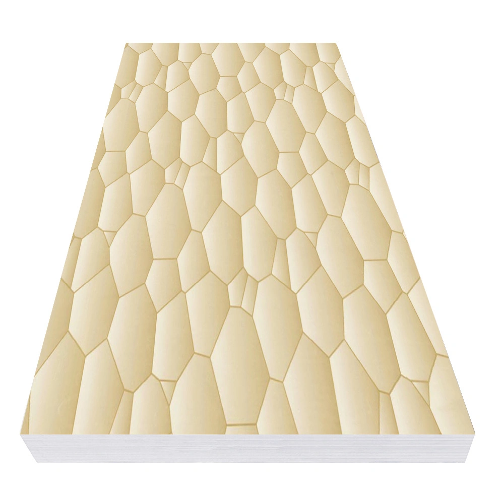 Factory New Design Hard Foam Plastic PVC UV Marble Board