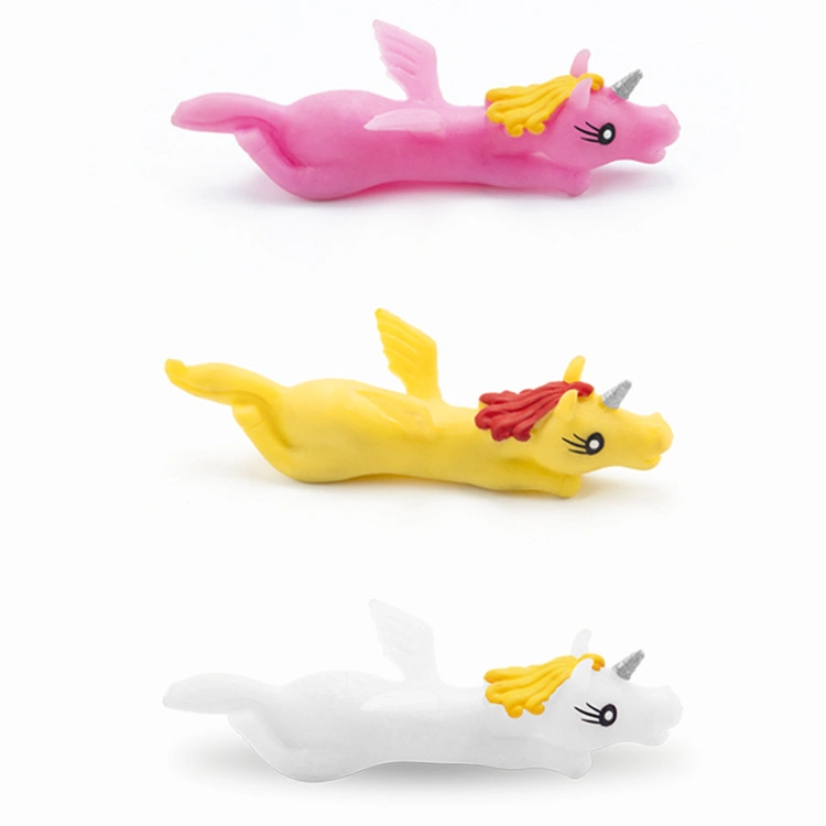 Funny Soft Sticky Finger Stretchy Toys Animal Flinger Unicorn Toys