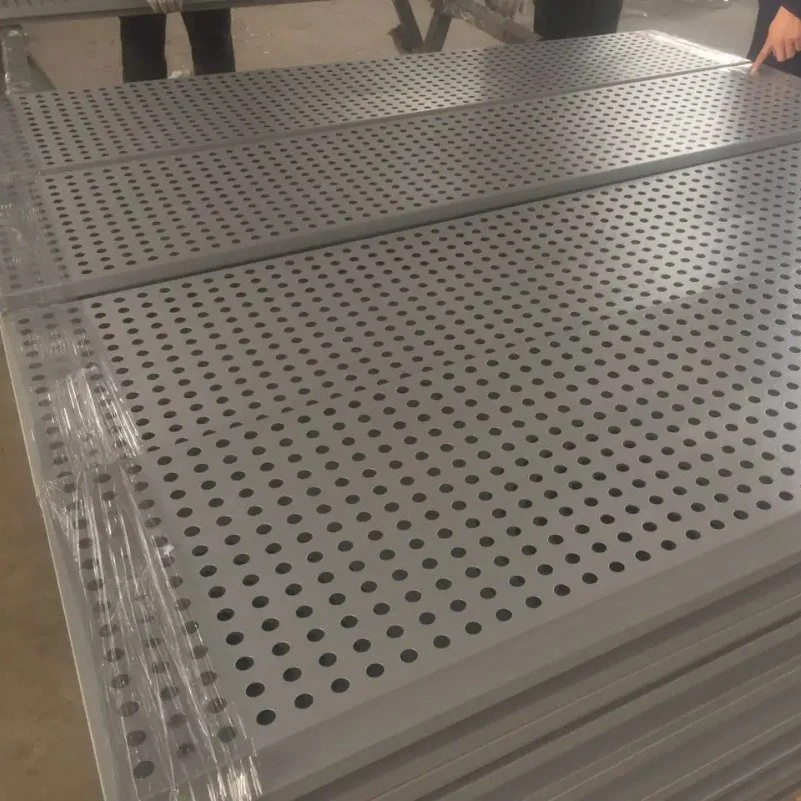 La fábrica de aluminio perforado hoja de la pantalla del panel decorativo de malla perforada punzonado