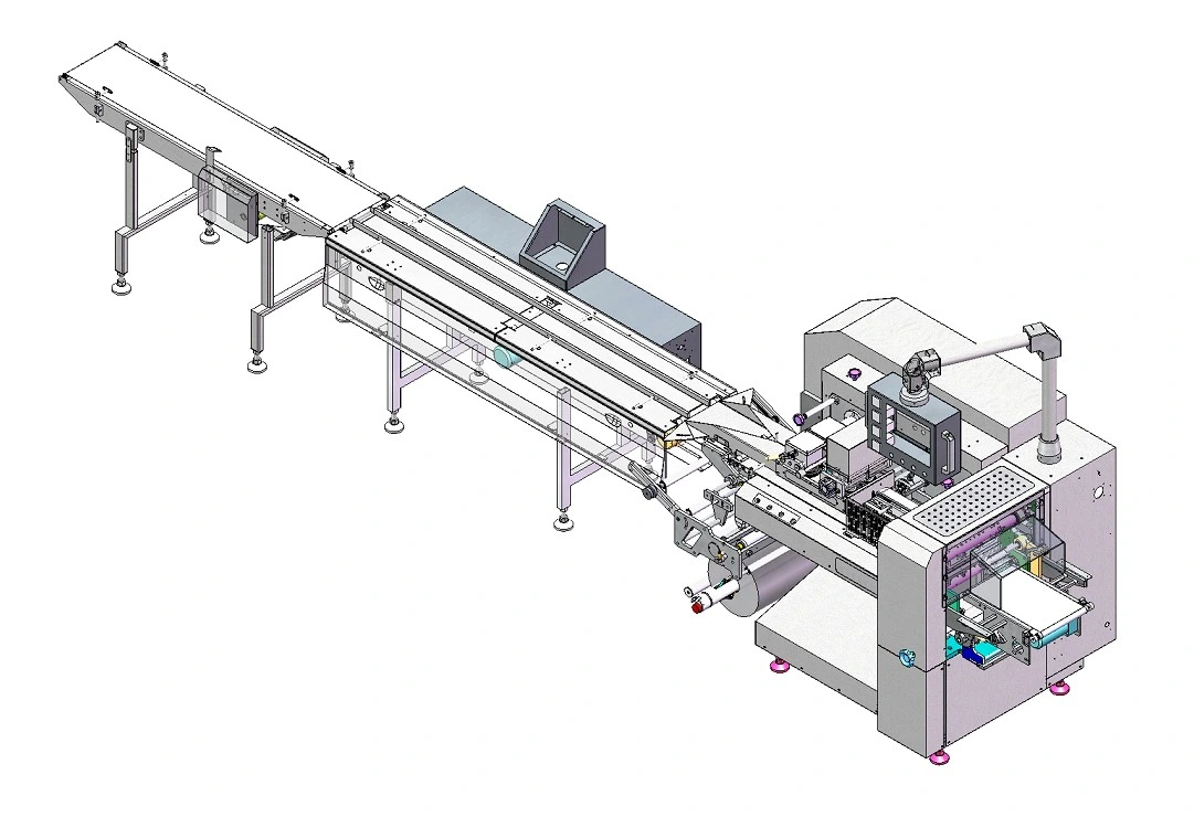 Semi-Harte Biskuit-Verpackungsmaschine Auto-Maschinensystem