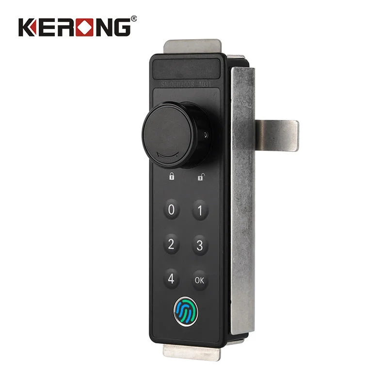 KERONG Zinc Alloy Smart Keyless Integrated Electronic Password Fingerprint Key Cabinet Lock