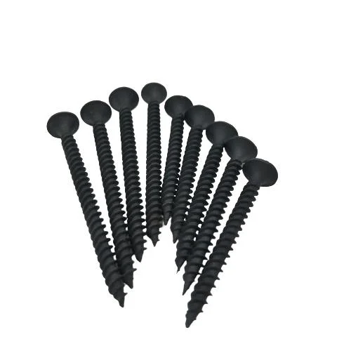 Customized M3.5 M4.2 #6 #8 Black Grey Phosphated Zinc Plated Horn Bugle Head Cross Gypsum Board Screw Drywall Screw Coarse Thread Tornillos