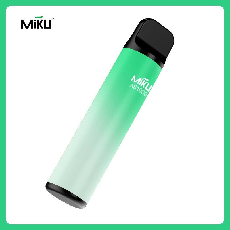 High-Capacity Vapor Production Miku Disposable/Chargeable Vape 1000puffs 3ml Liquid Mesh Coil Smoke