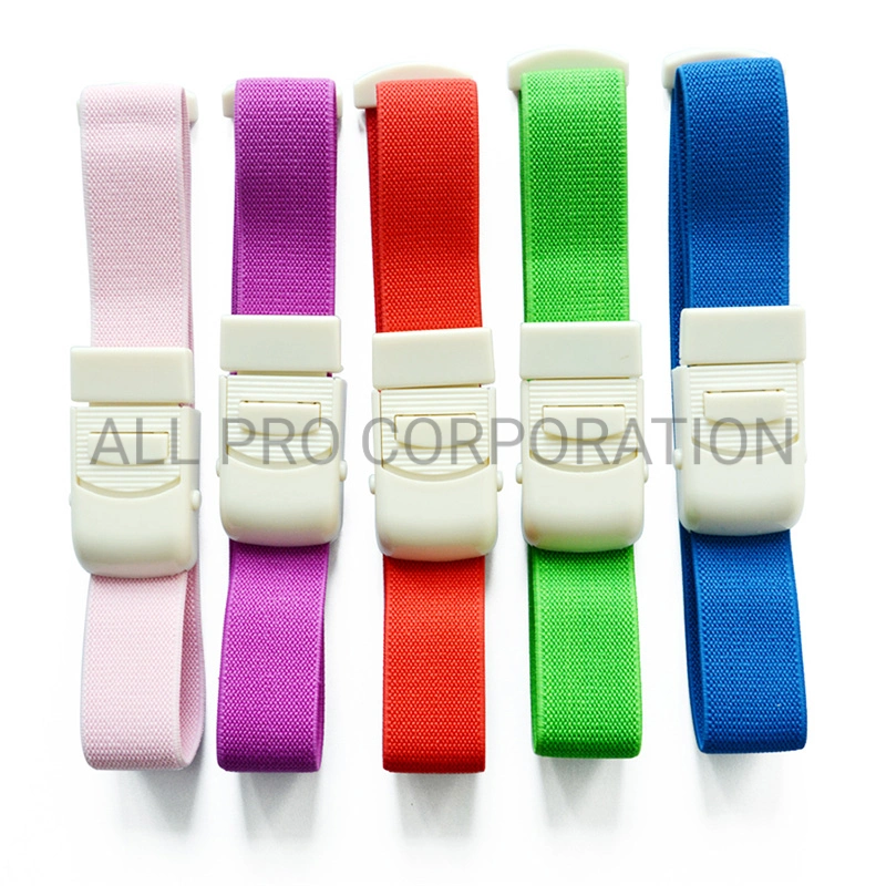 Medical Disposable Latex Free TPE Silicone Nylon First Aid Tactical Combat Application Emergency Cat Buckle Quick Release Blood Collection Tourniquet in Stock