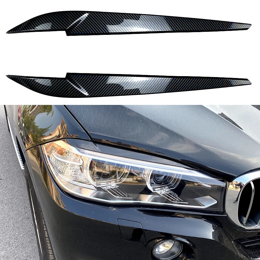 ABS Plastic for BMW X5 X6 F15 F16 2014-2018 Headlights Eyebrows