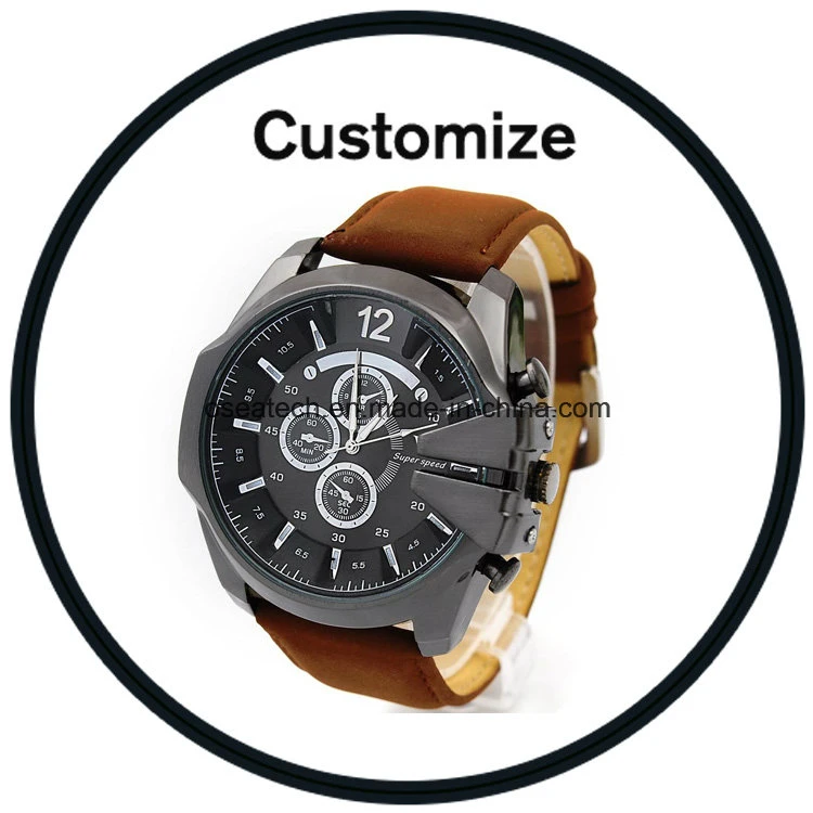 Reloj de madera de logotipo personalizado
