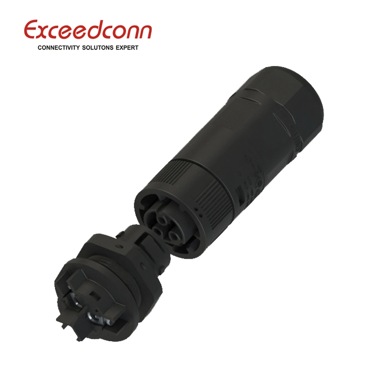 Hot Sale IP68 Circular PA66 Connector LED Light Waterproof Connector