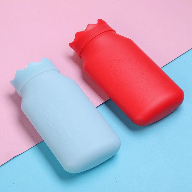 Chinese Compression Molding Warm Hot Water Bottle, Silicone Rubber Hot Water Bags with Covers