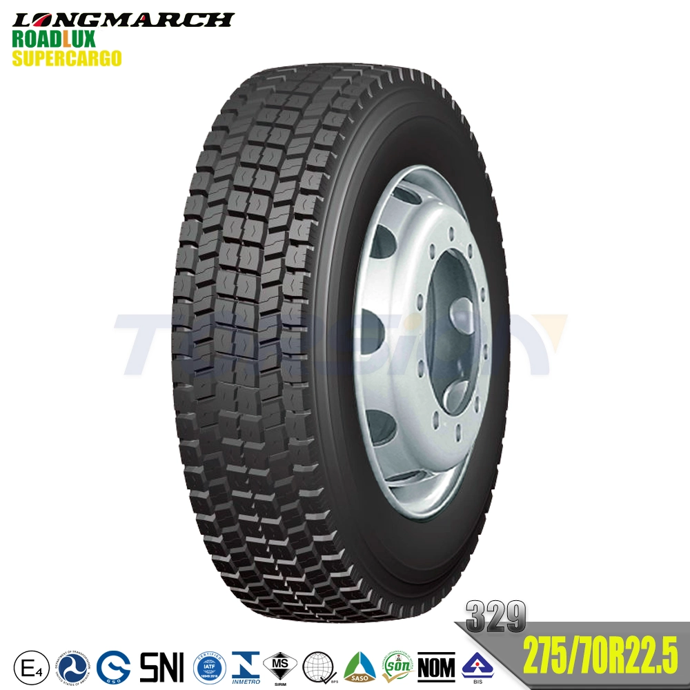 Supercargo/Longmarch/Roadlux TBR Tires Truck and Bus Radial Tyres 275/70r22.5 16pr (LM329)