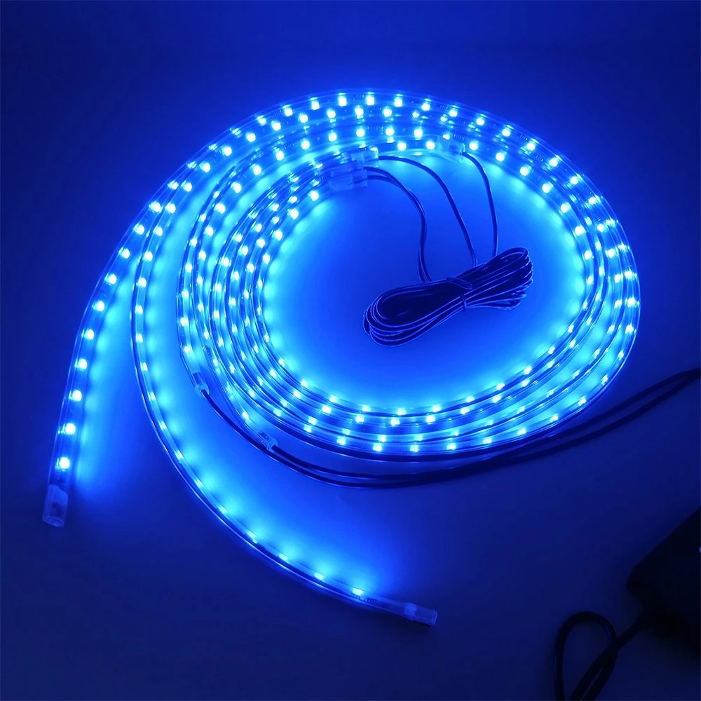 Coche 12V Underglow tira flexible de LED RGB LED de control de la APP de Gaza bajo el chasis del automóvil el sistema bajo la carrocería del tubo de luz LED Neon