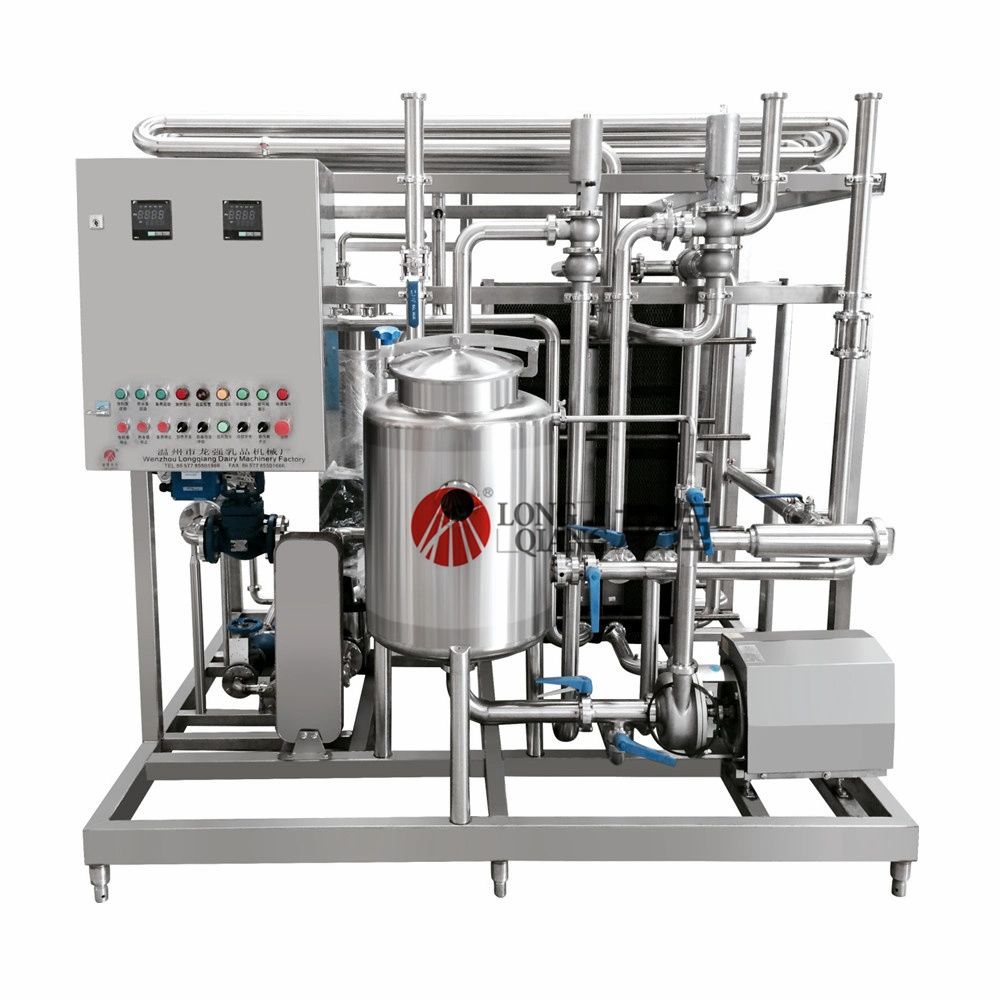 Máquina Pasteurizer la placa de agua estéril Leche Huevos jugo de la pasteurización de esterilizador 1000L/H Semiautomática especificaciones de control personalizable