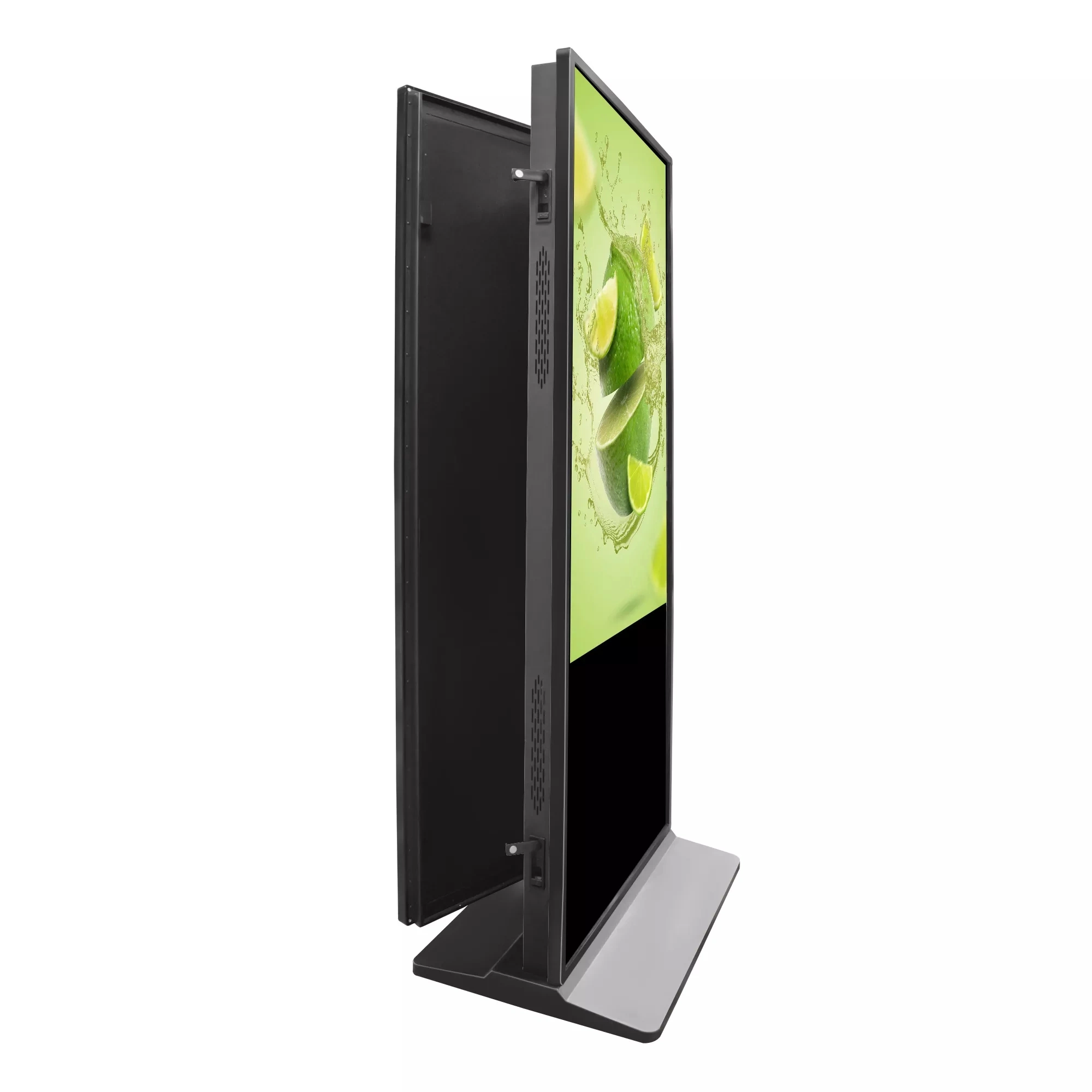 55 65 70 75 85inch Indoor Shopping Mall LCD Doppel Side Kiosk Dual Screen Digital Signage Touchscreen-Ständer