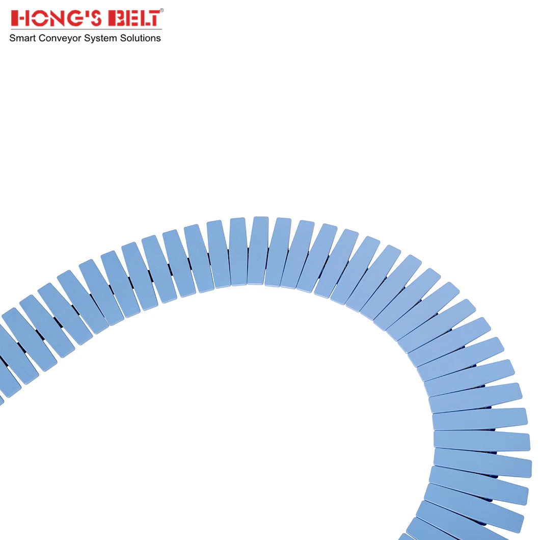 Fournisseurs de chaînes de table en plastique à flexion latérale HS-1873t-K600 de Hongssbelt