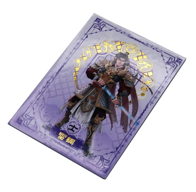 Custom Cartoon Laser Card Holographic Foil Trading Game Card Packs Poster Printing