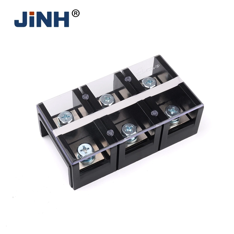 Double Row Screw Connector Copper Tc Terminal Blocks High Current Terminal Strip 100A 600V Fixed Wiring Board