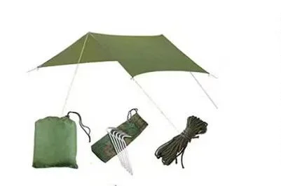 Venda por grosso de fábrica a marquise de plástico prateado ultraleve Camping Pergola Camping tenda