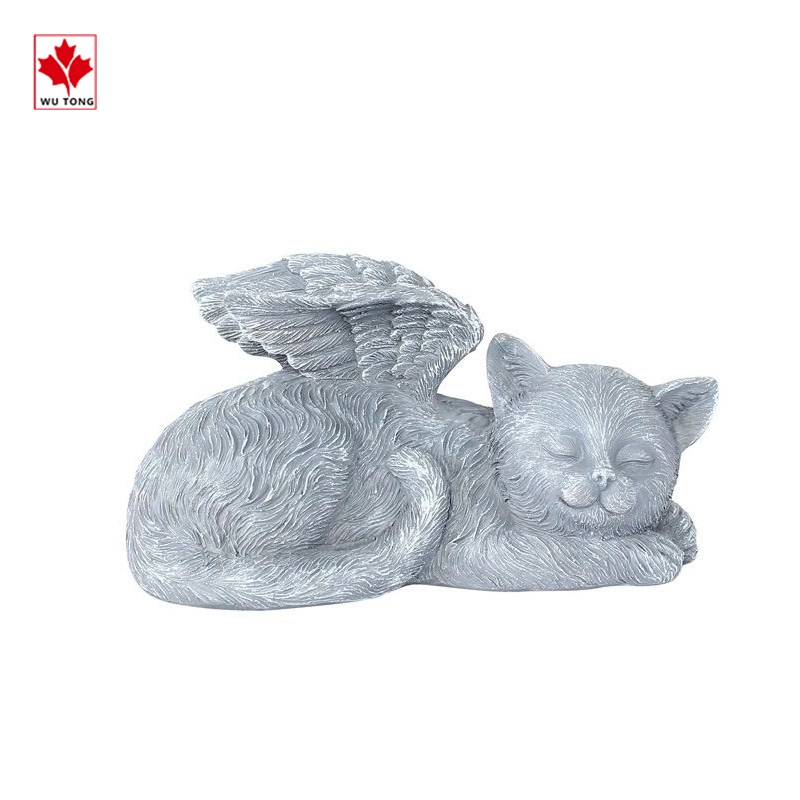 Custom Pet Memorial Statue Wings Dog Figurine Angel Cat Statue