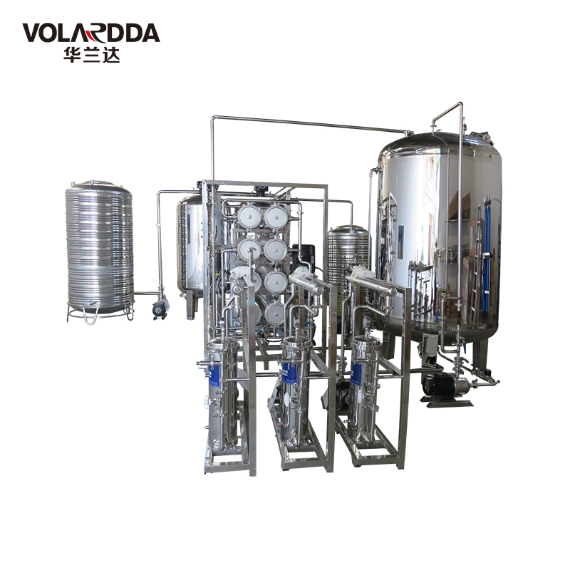 Full Automatic Two-Stage Reverse Osmosis Barrel Purified Water Filling Production Equipment