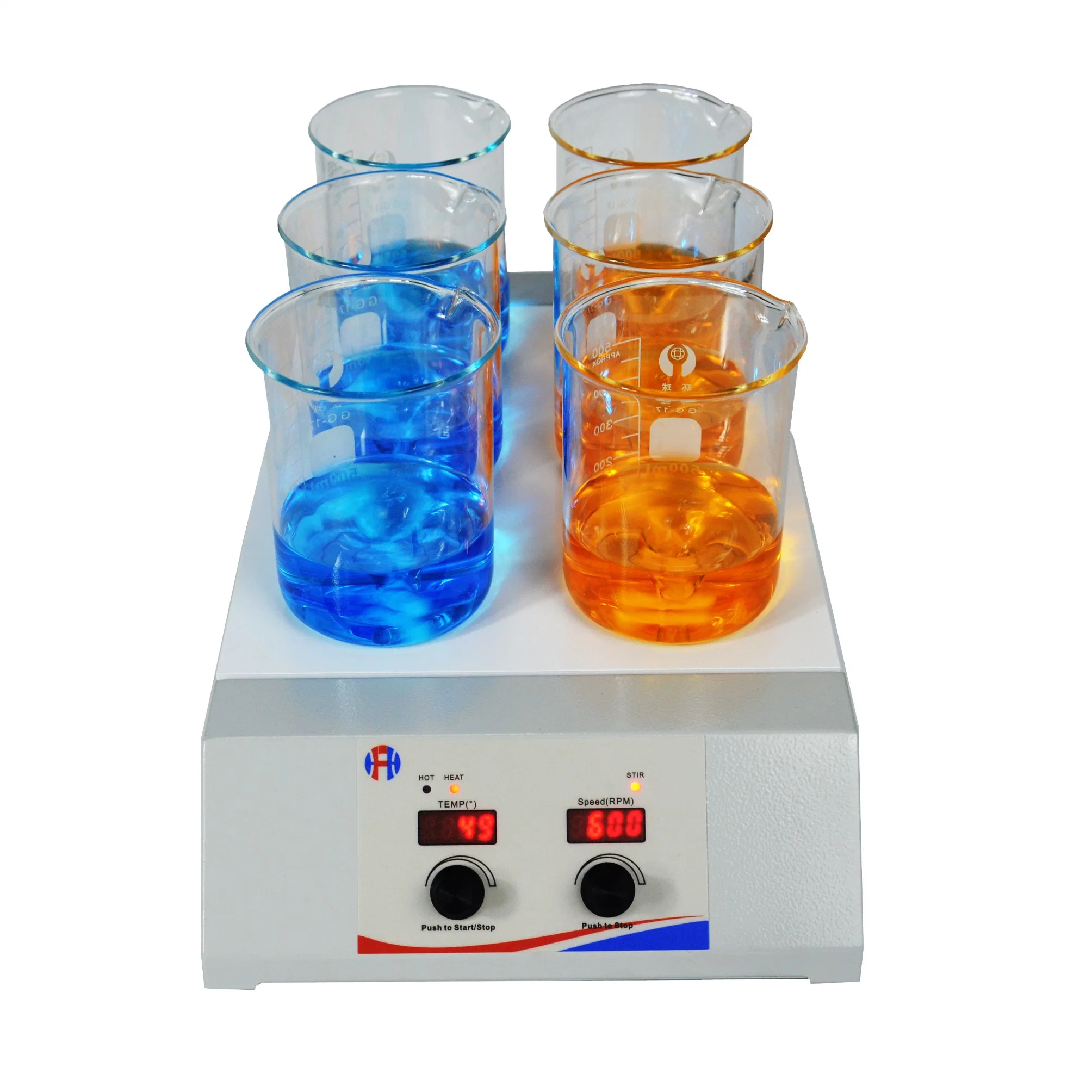 Hfh Hsha-6D Practical Laboratory Multi Surface Heating Plate Magnetic Stirrer Instrument