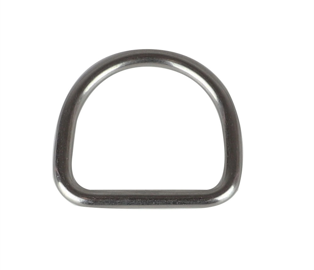 Acero inoxidable 304 anillo D teje la hebilla del cinturón de anillo de equipaje semicircular el anillo de metal Corona Parasol Accesorios de hardware