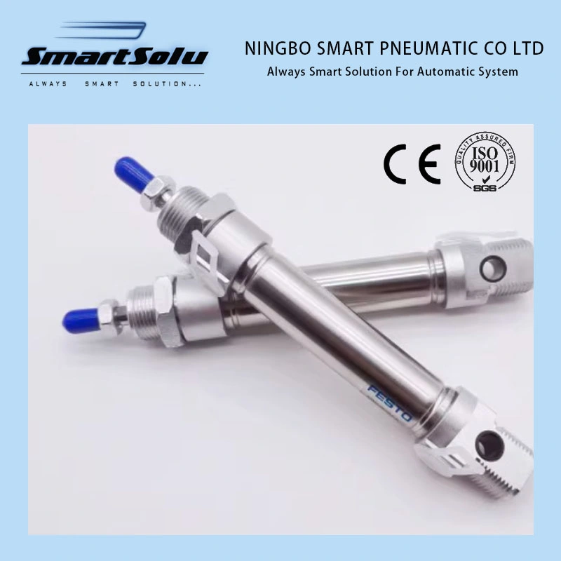 Customized ISO6432 Dsnu Airtac Pneumatic Cylinder Mi Stainless Steel Air Mini Cylinder