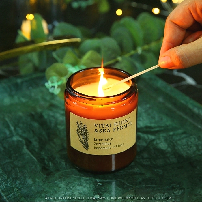 Customized Hand Made Soy Wax Scented Candles with ISO Certification