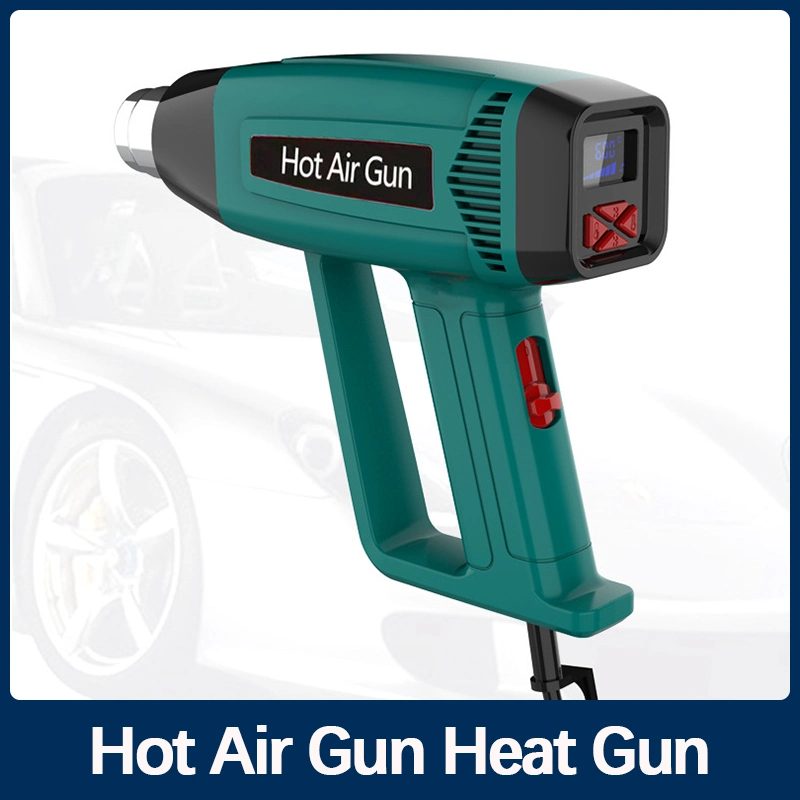 2000W pistola de calor Herramientas manuales temperatura pantalla digital ajustable Pistola de aire caliente 113