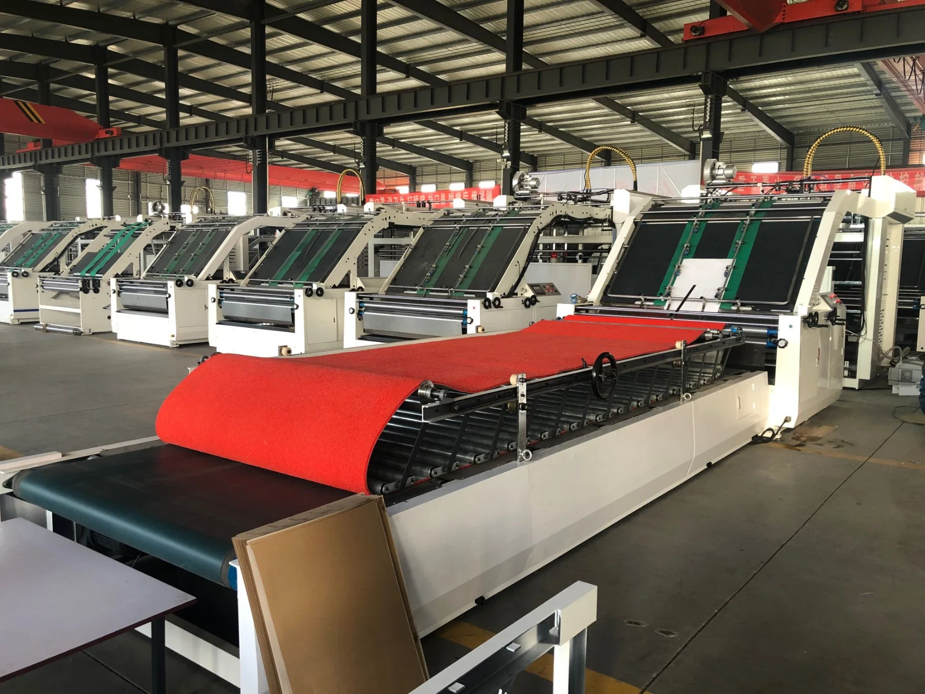 Automatic 3 Ply Cardboard Flute Laminating Machine / Corrugated Paper Lamination Machine