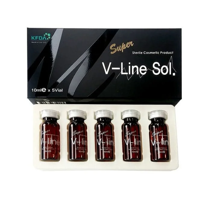 Corée Super v Ligne de sol. Visage Corps de la lipolyse Essence Lipolab Vline Face sérum minceur Cellulite la mésothérapie Fat Burning Kabelline Belkyra Dermaheal ll Fat