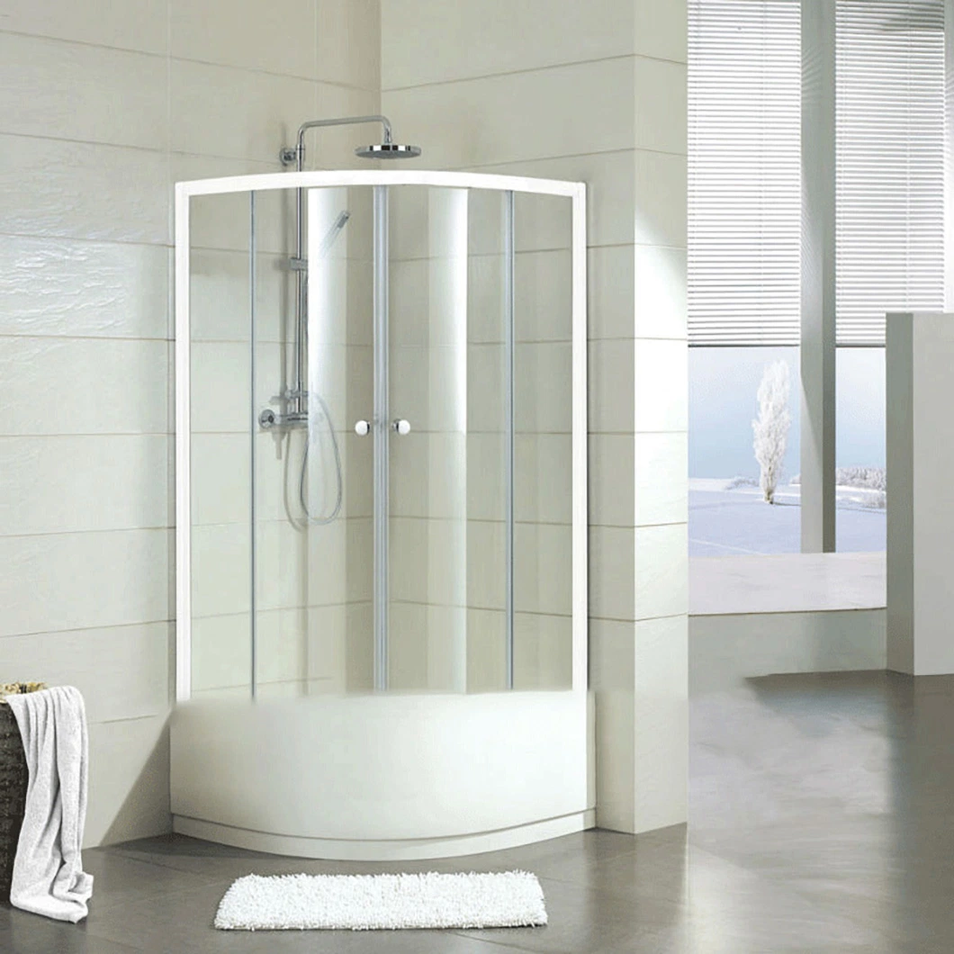 Qian Yan porte-douche en porcelaine salle de bains complète luxueuse Salle de douche à vapeur personnelle de luxe SS, style moderne Avec sauna