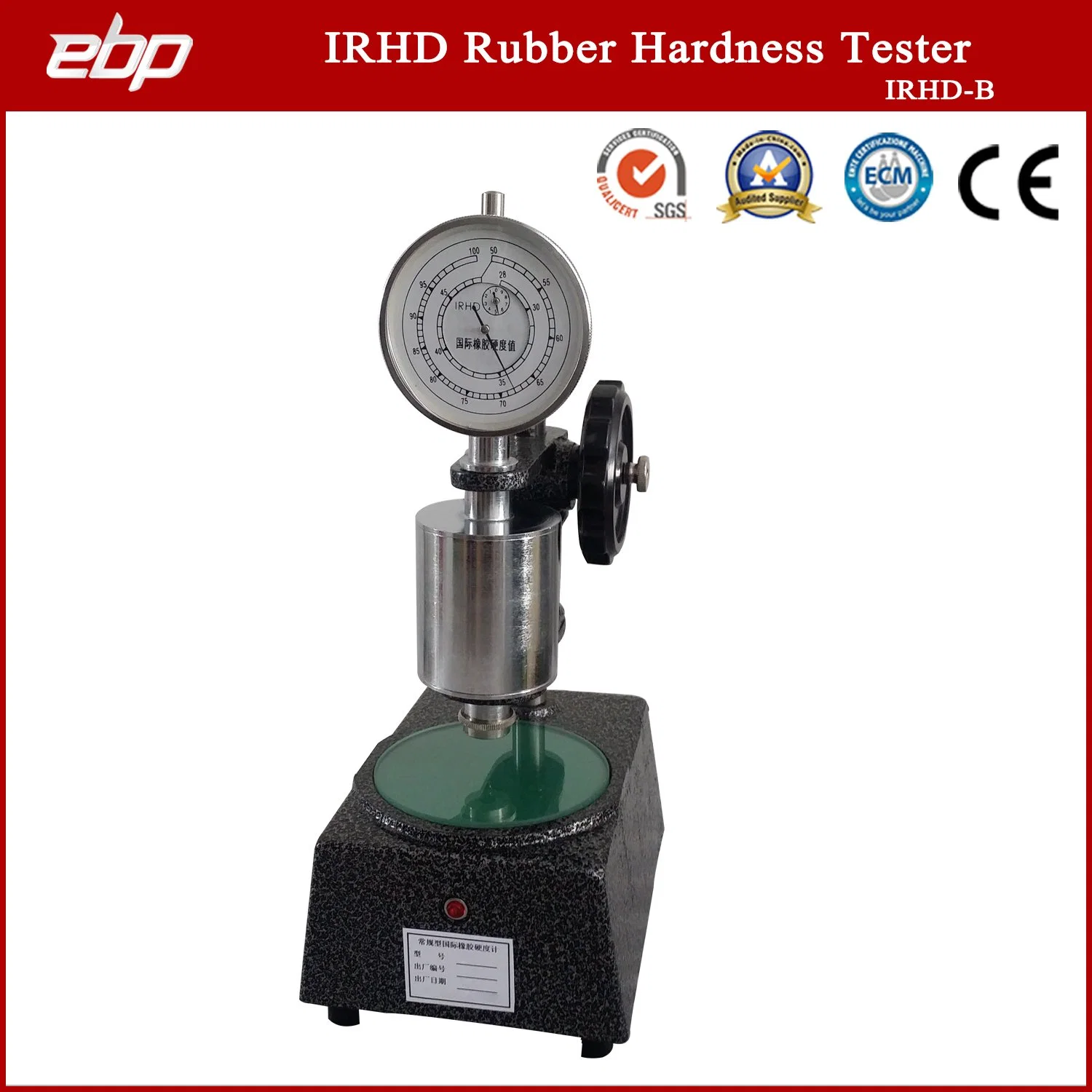 Shore & Irhd Hardness Testers for Rubber Material Hardness Testing