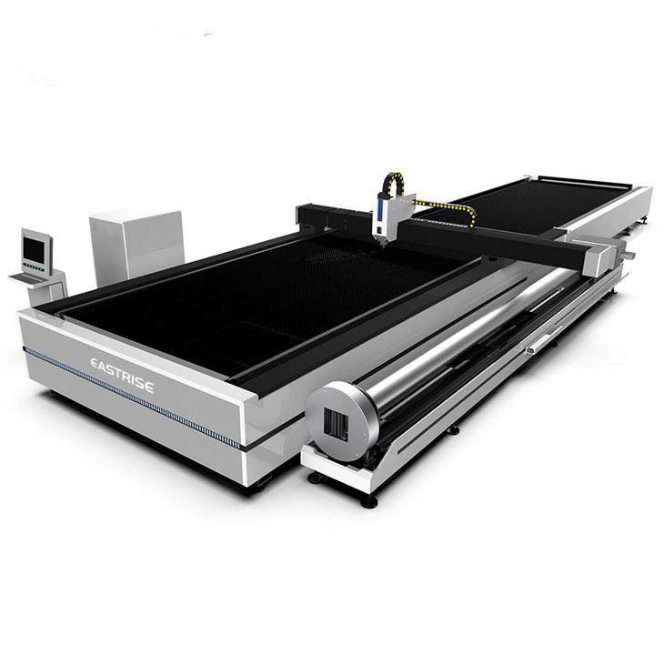 Rotary Fiber Laser Cutting Machine Laser Cut Metal Plate Mild Steel Tube