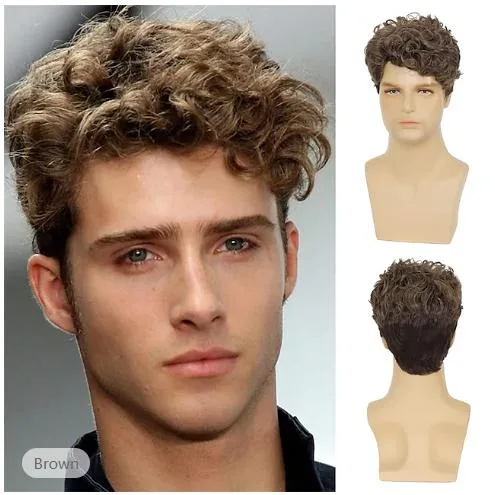 Man Europen Human Hair Replacement Toupee