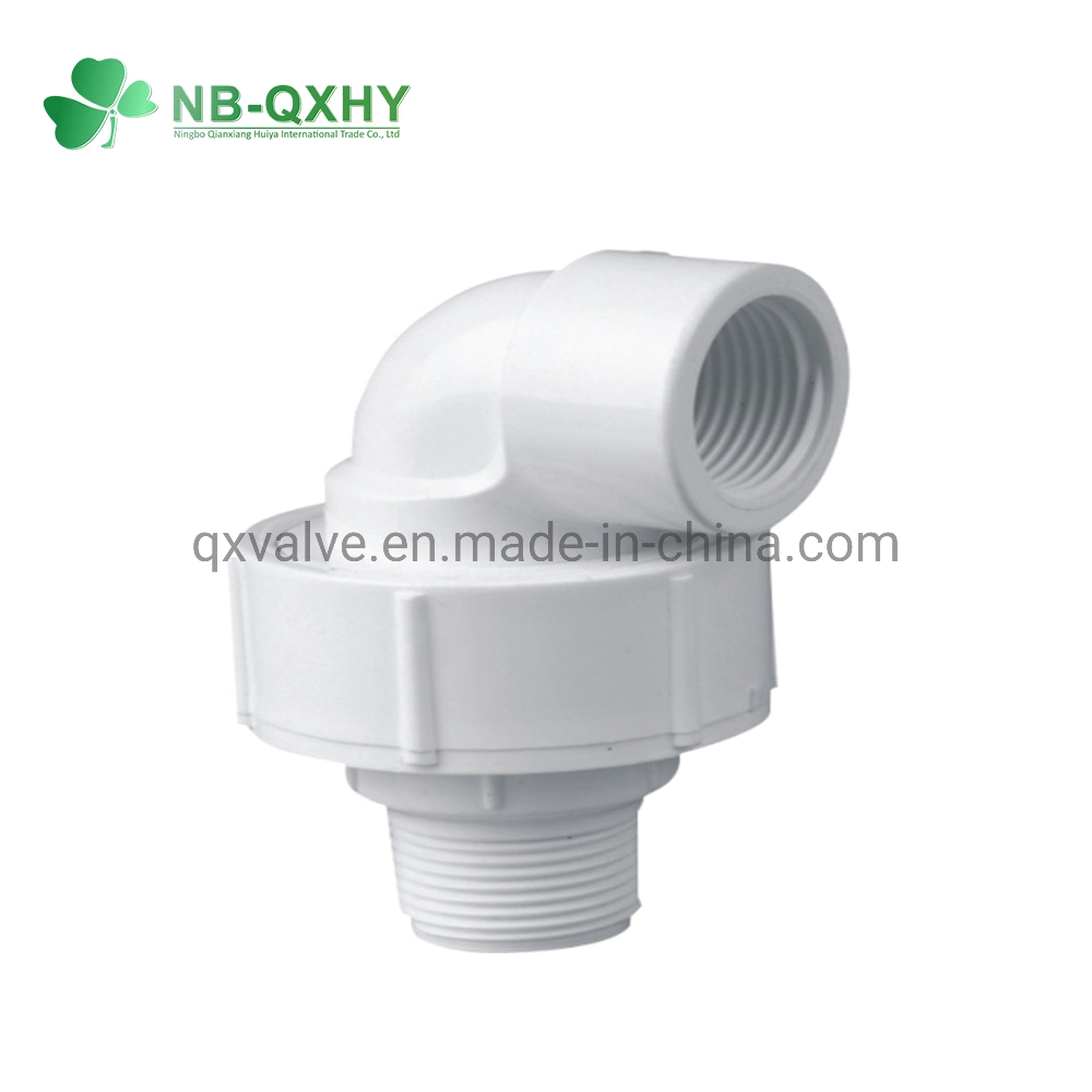 PVC Pressure Male Thread Fittings 90 Degree Elbow BS Standard