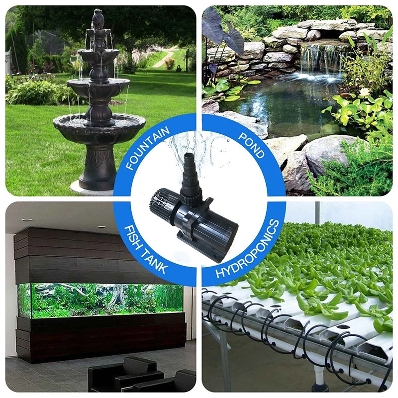 Gardening Water Pump Energy Saving 10m Rubber Wire 40000lph