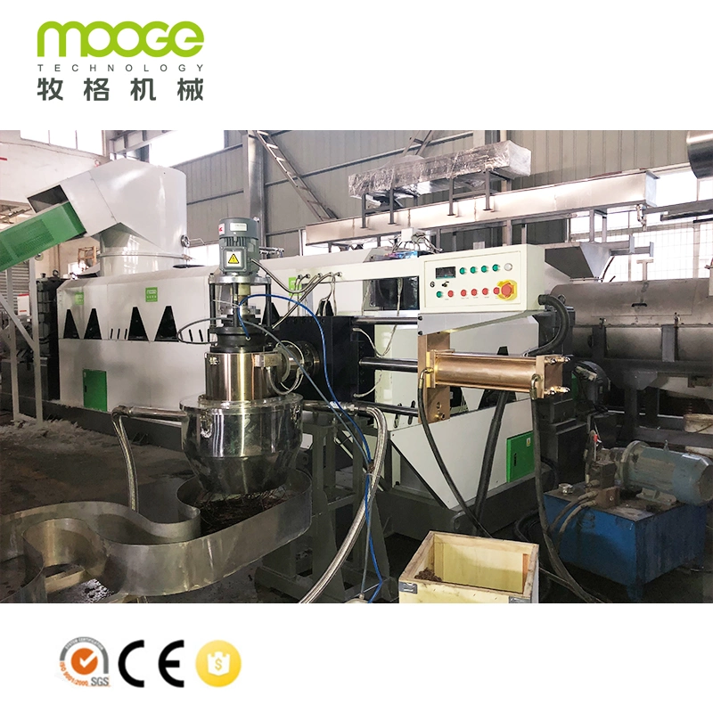 PE-HD-PP-PE-LDPE-BOPP-ABS-PC-Kunststoffspan Jumbo-Gewebte Beutel Granulator Granulierung Linie Pelletizer Recycling-Anlage Pelletizing Extruder Extrusionsmaschine