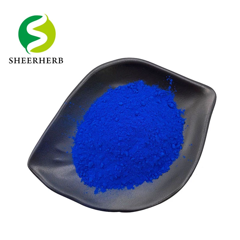 Blue Spirulina em pó Phycocyanin E3 E6 E18 E25 E40 Orgânicos Preço Phycocyanin