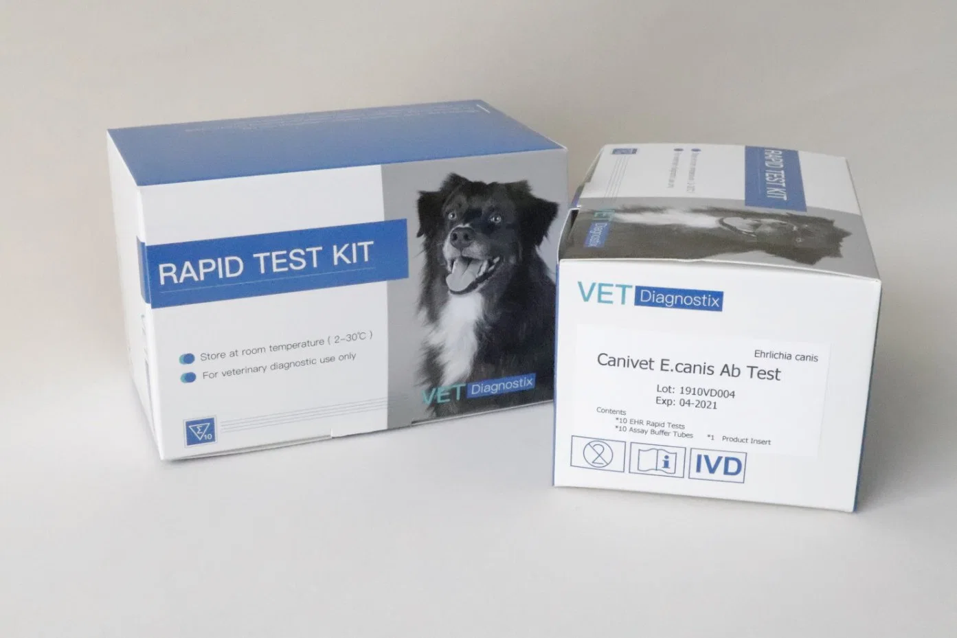 Veterinary Test Canine Ehrlichia Canis Antibody E. Canis Ab Rapid Diagnostic Test