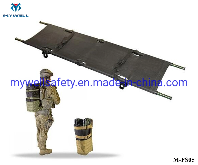 M-Fs05 Cheap Price Single Tactical Military Foldaway Folding Stretcher for Sale