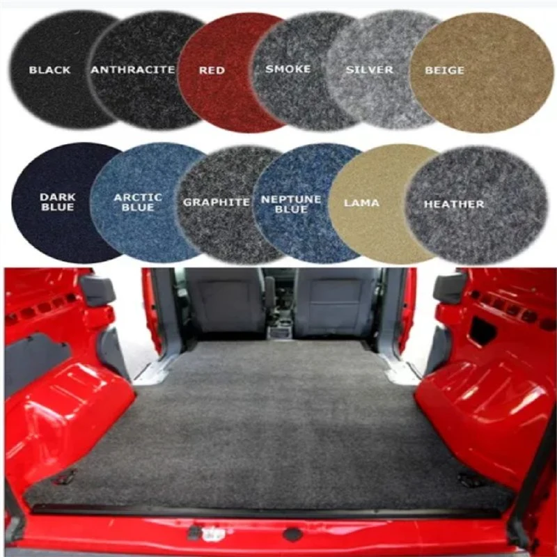 Carpet Felt Car Mats Camper Velour Carpet Stretch Carpet Alfombra Automotriz Automotive Replacement Carpet Van Interior Van Lining Carpet