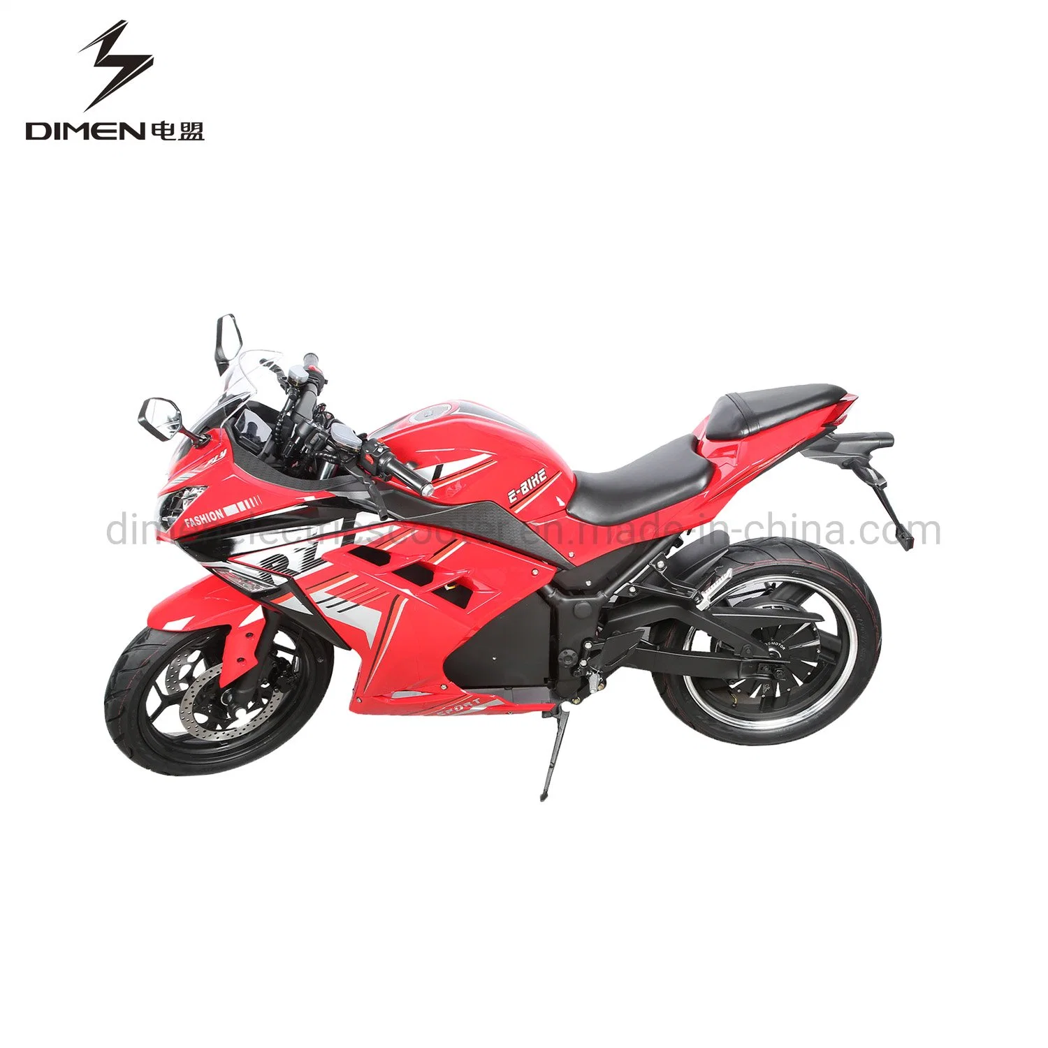 Fast Electric Motorcycle Popular Taxi Street Motorcycle 3000W 72V40ah