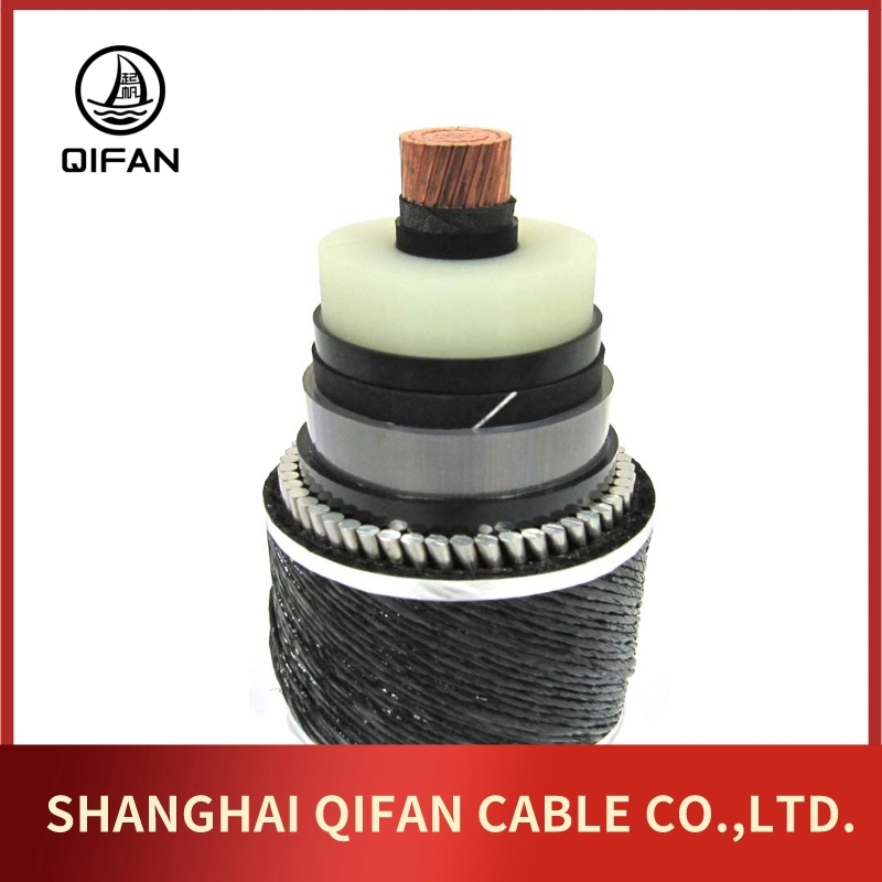 Single Core XLPE Optical Fiber Submarine Cable