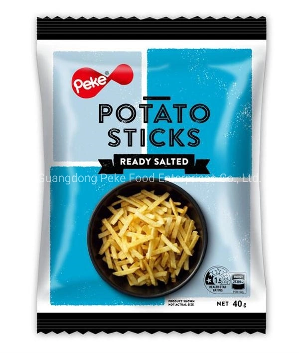 Food-Seasalt/Green Onion/Ready Salty/Smoking BBQ/Ketchup/Salt&Vinegar Potato Sticks/French Fries/Papas Fritas/Papas (FDA/IFS/BRC/HACCP/ISO Approved)