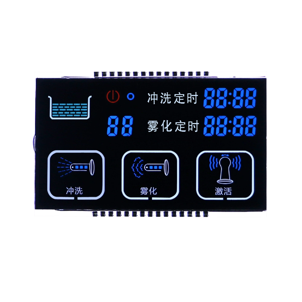 Custom 0.5 to 10 Inch Alphanumeric Segment Dots Matrix LCD Screen