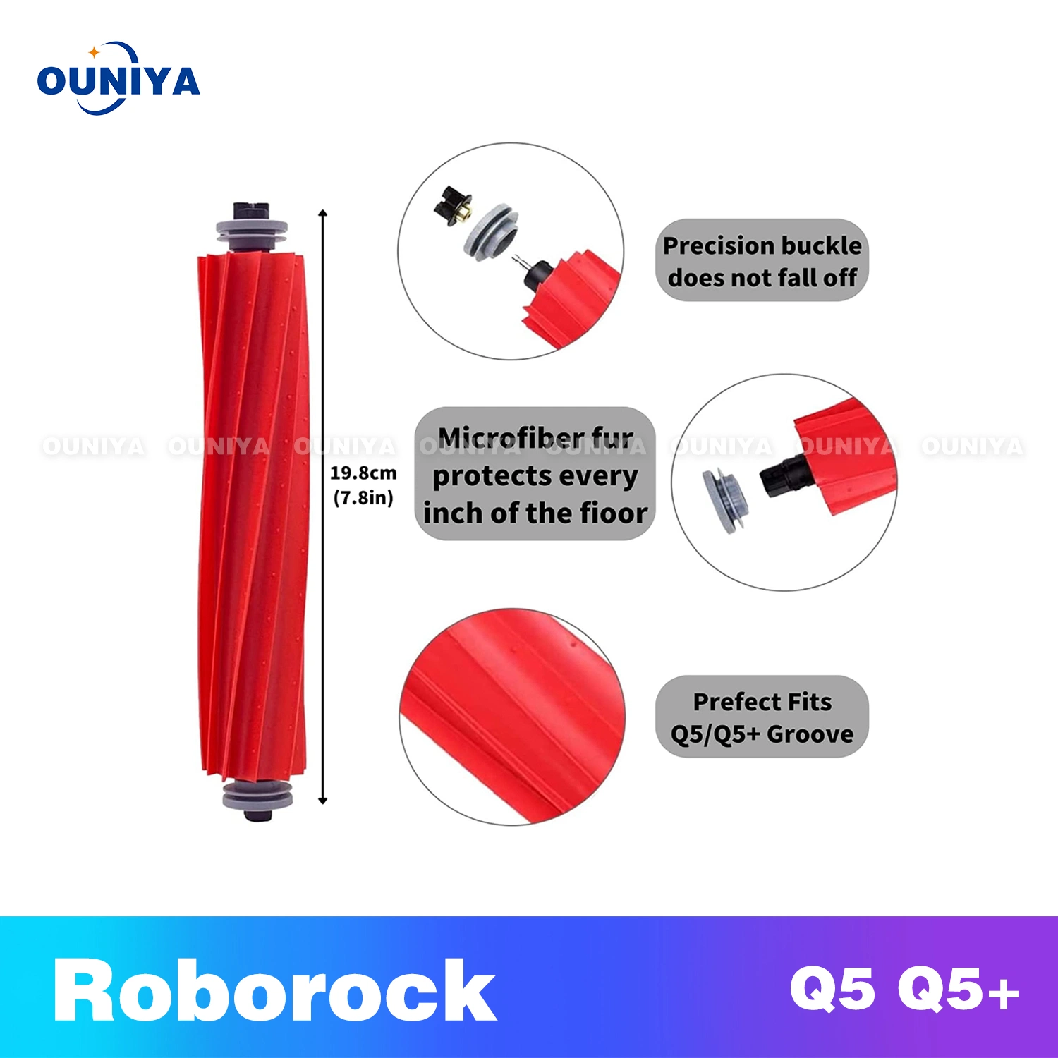 Roborock Q5+ Robotic Weeping Robot Cleaner Vacuum HEPA Filter Bags